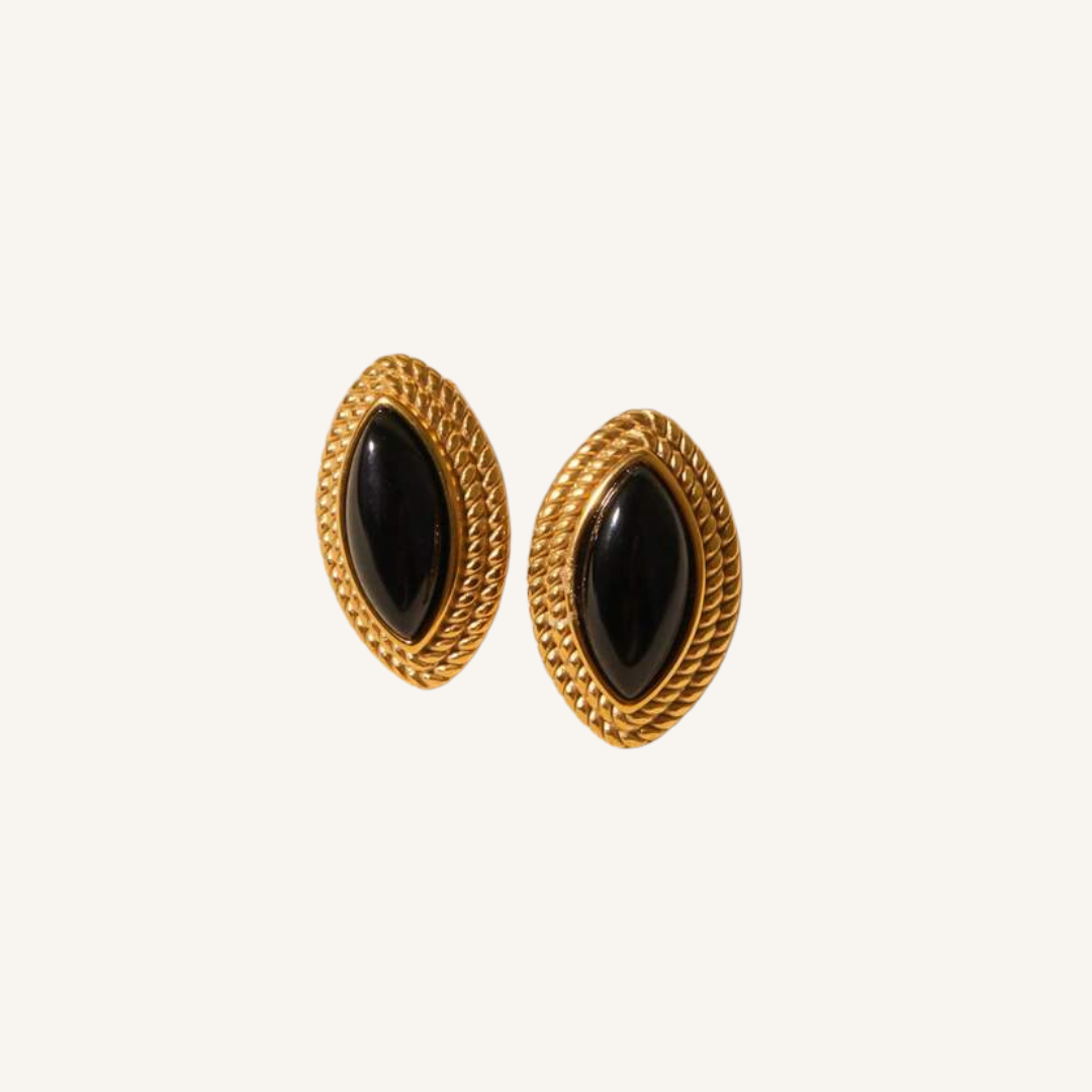 VINTAGE OVAL EARRINGS