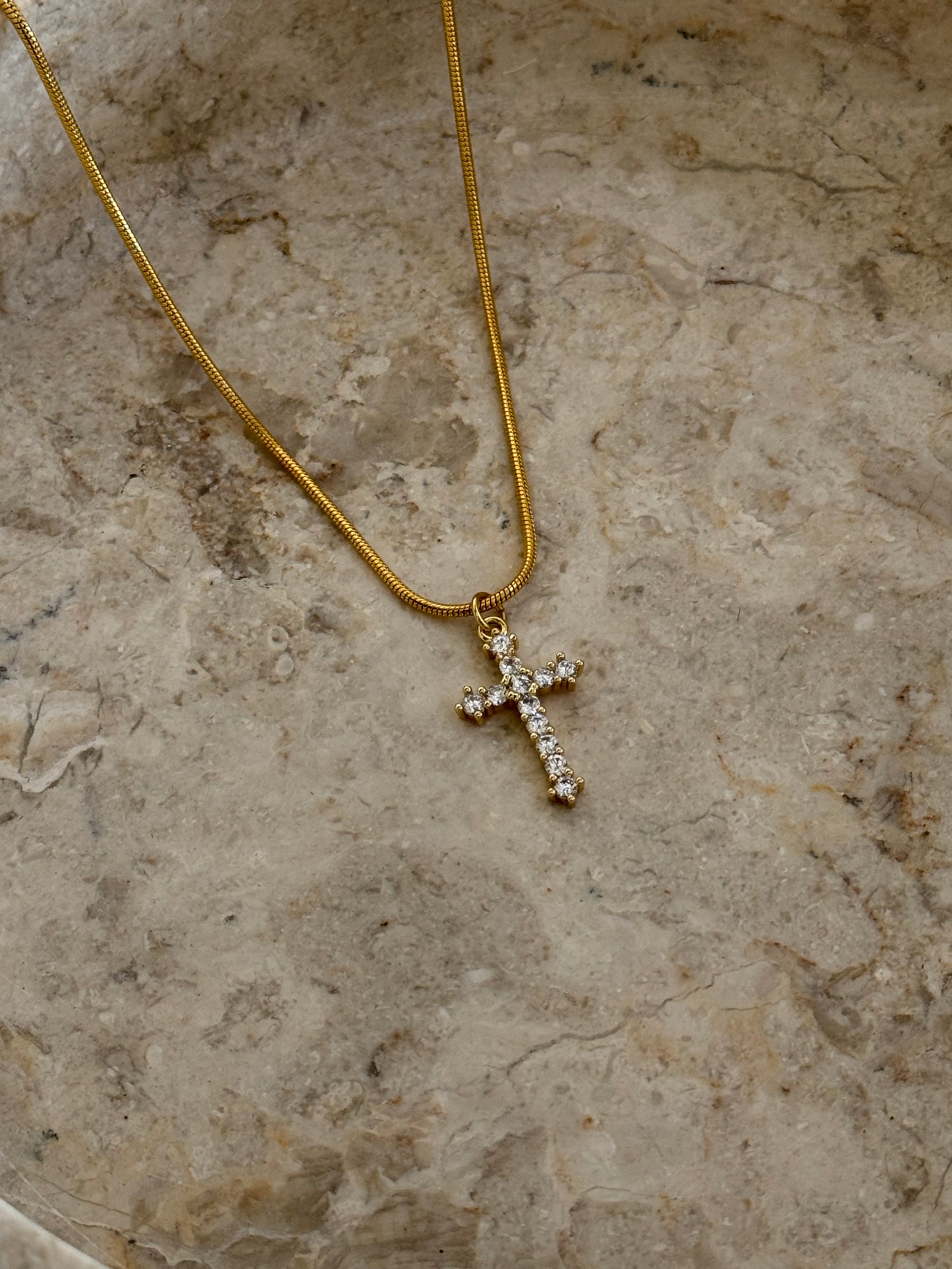 BLESSINGS CROSS NECKLACE